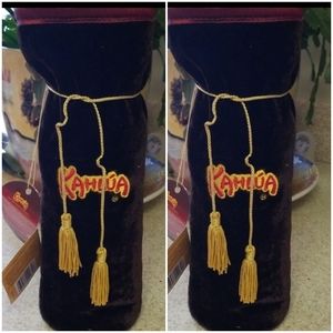 Two (2) Rare Velveteen Kahlua Gift Bag